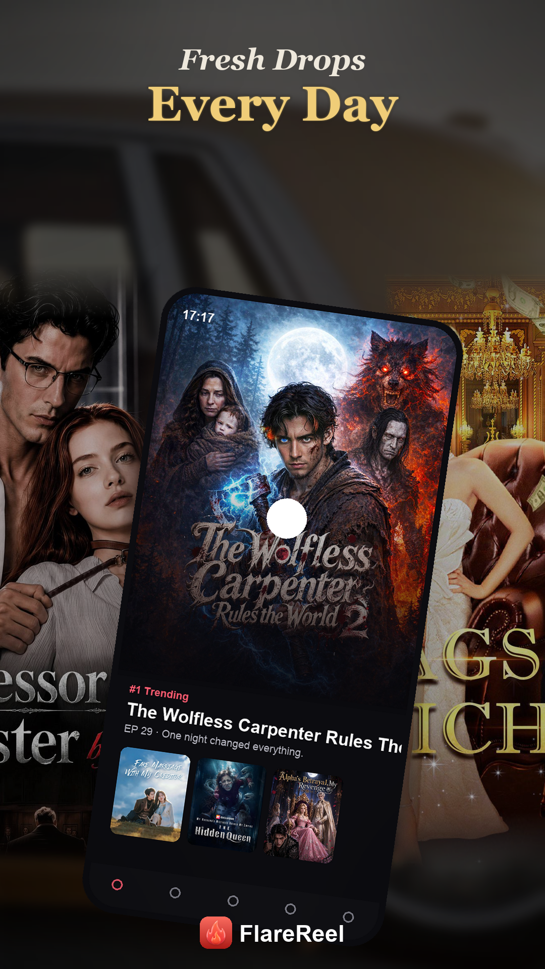 FlareReel screen